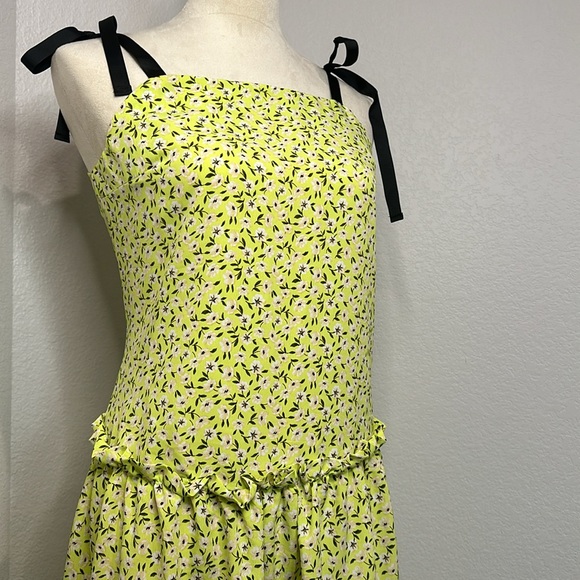 Topshop Floral Midi Dress Size 8 NWT - Picture 6 of 12